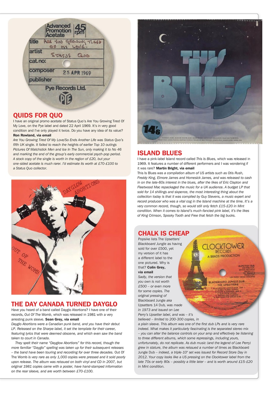 Record Collector Preview Pages