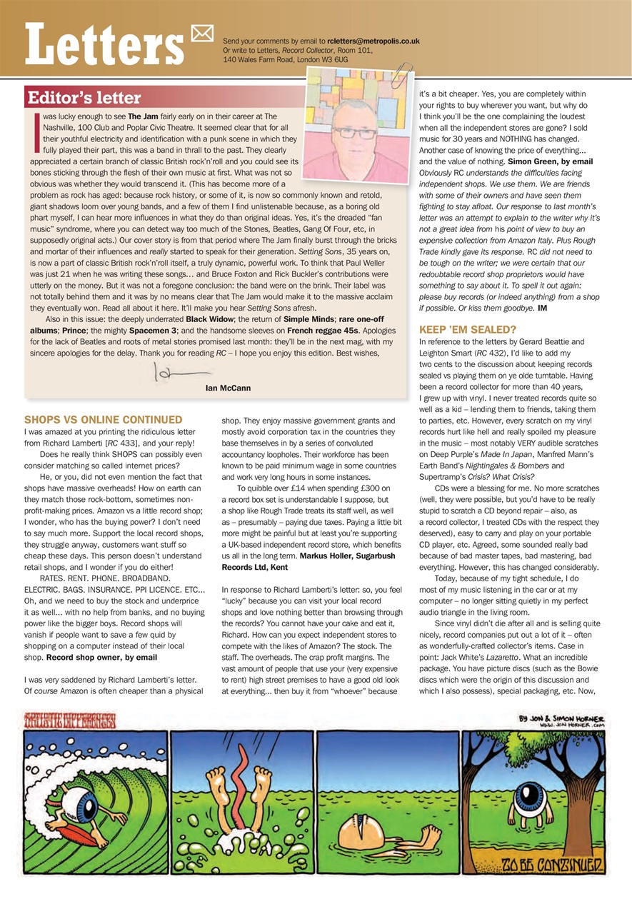 Record Collector Preview Pages