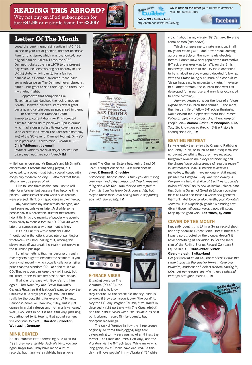 Record Collector Preview Pages