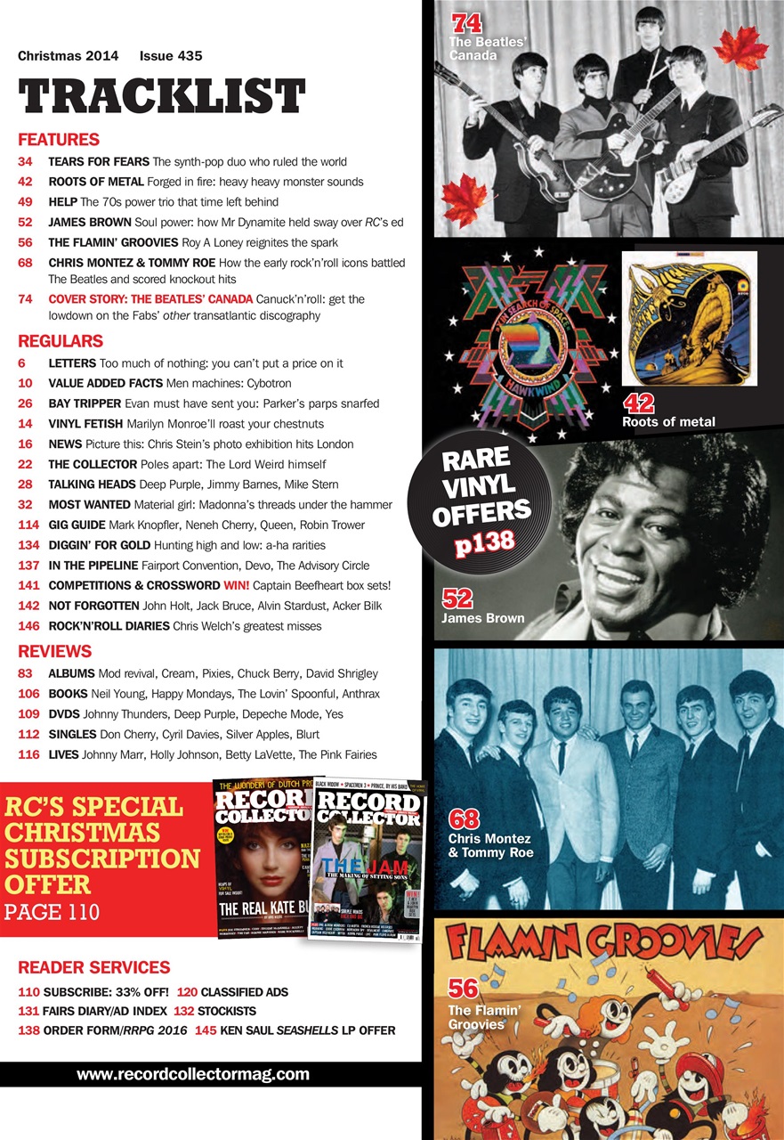 Record Collector Preview Pages
