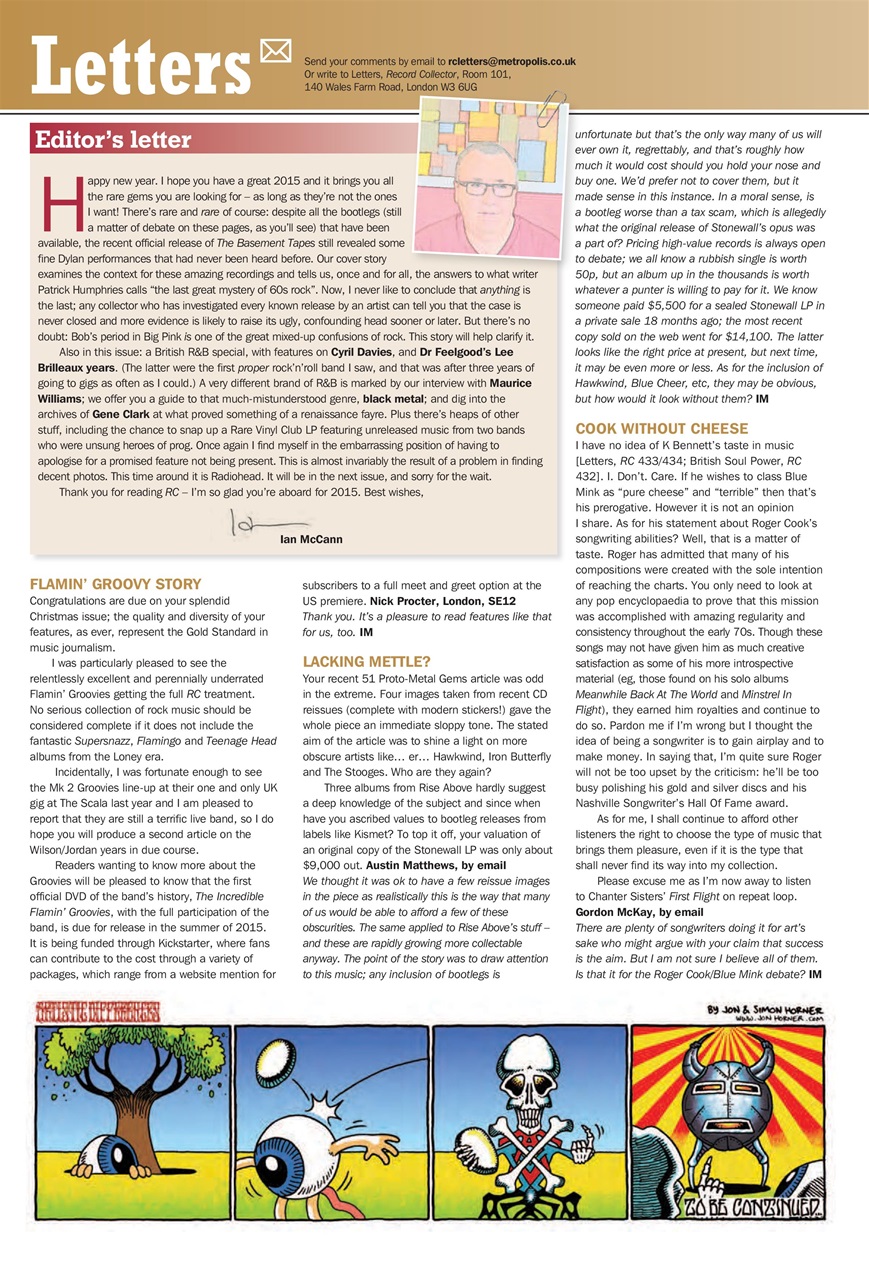 Record Collector Preview Pages