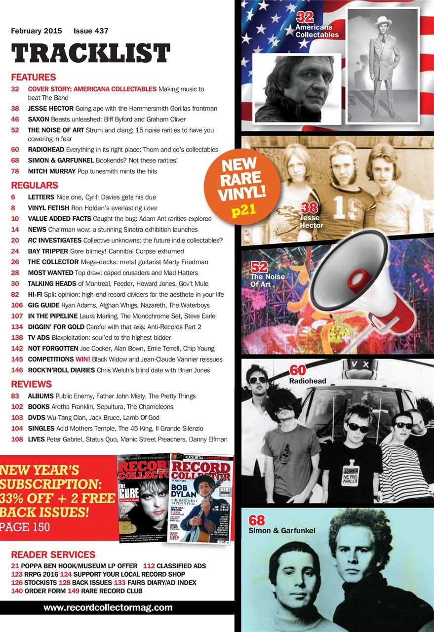 Record Collector Preview Pages