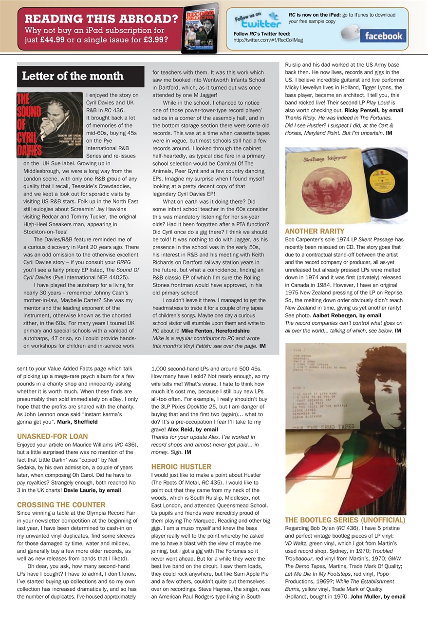 Record Collector Preview Pages