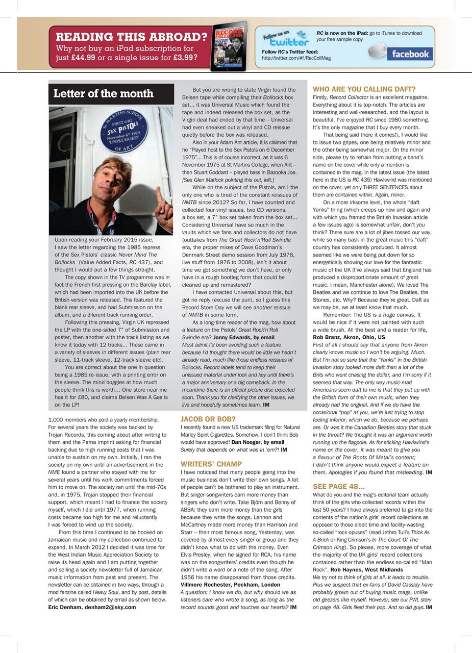 Record Collector Preview Pages