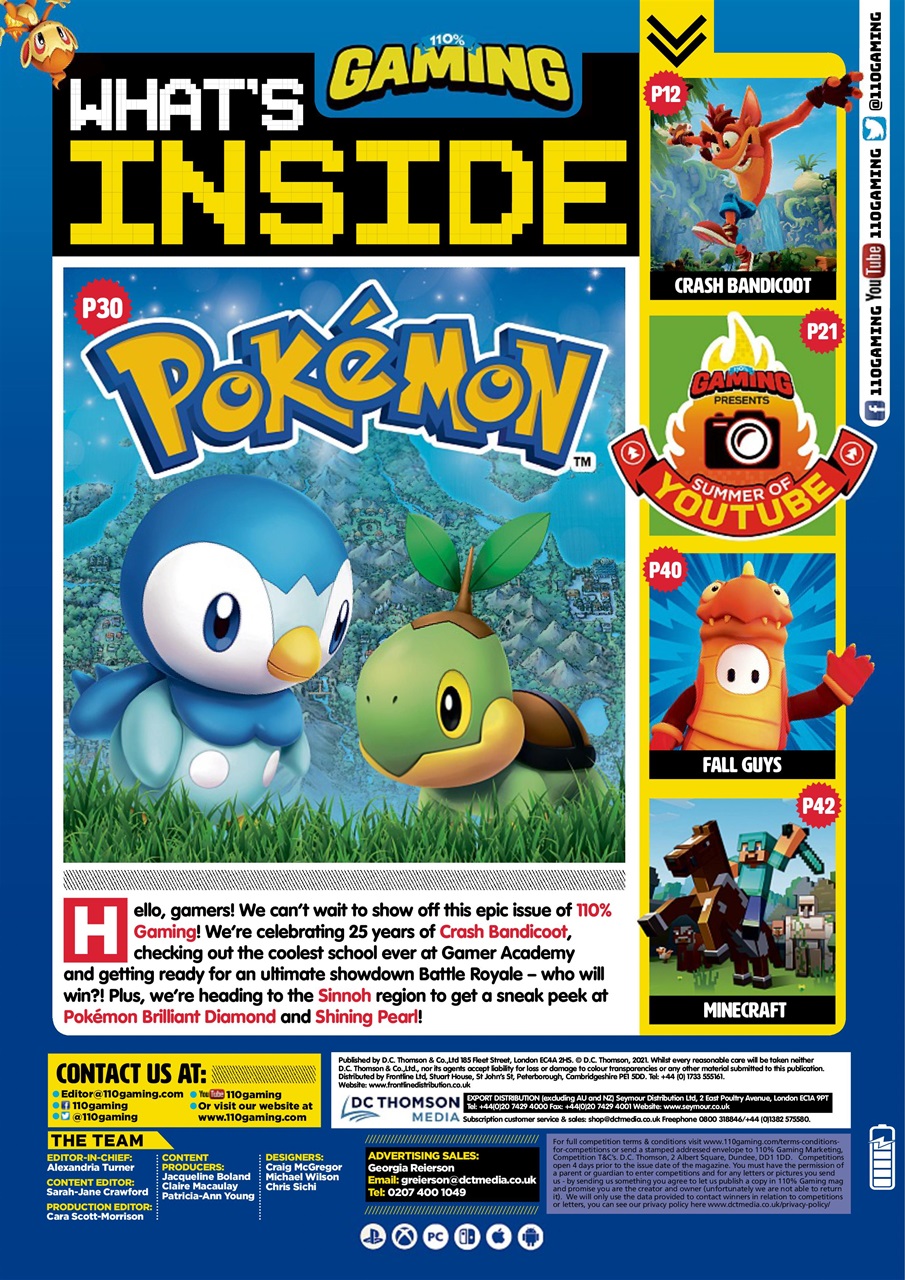 110% Gaming Preview Pages