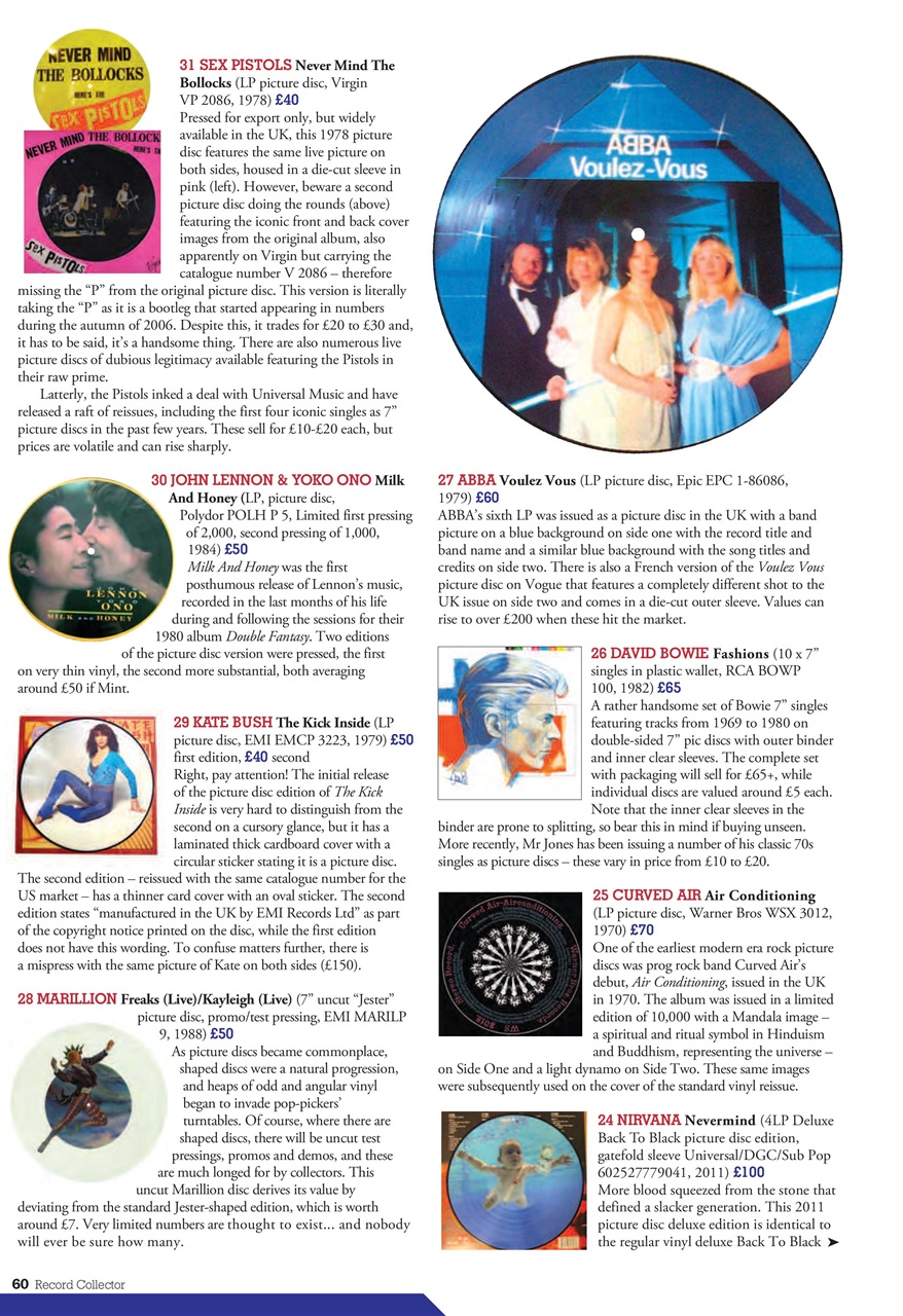 Record Collector Preview Pages