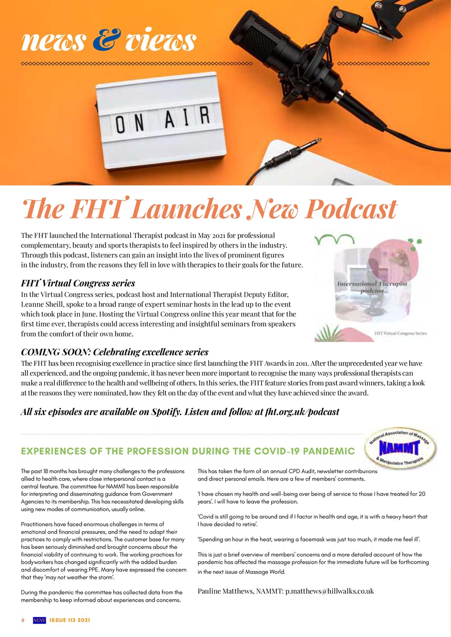 Massage World Preview Pages