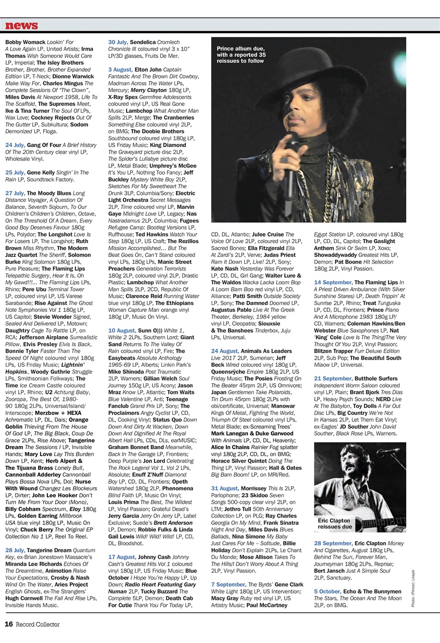 Record Collector Preview Pages