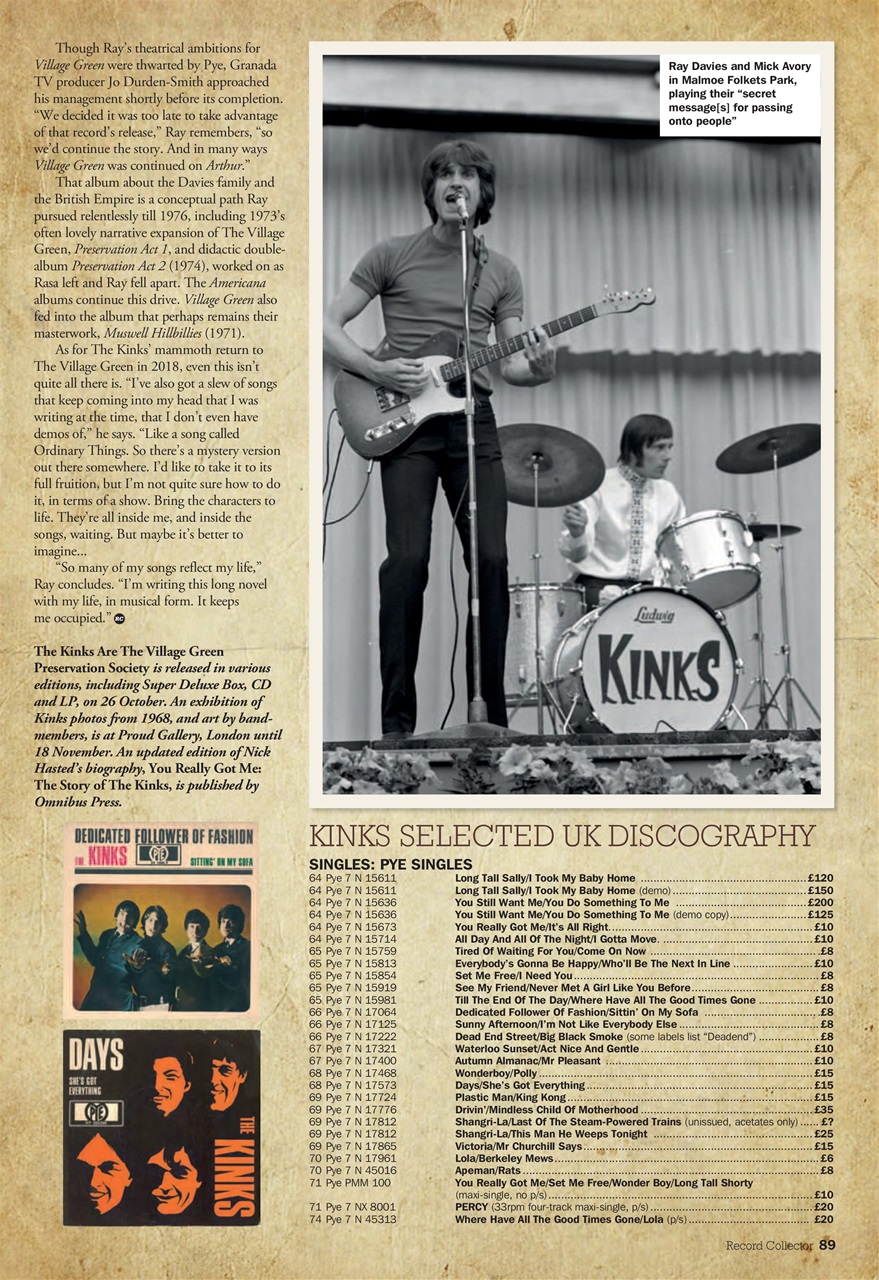 Record Collector Preview Pages