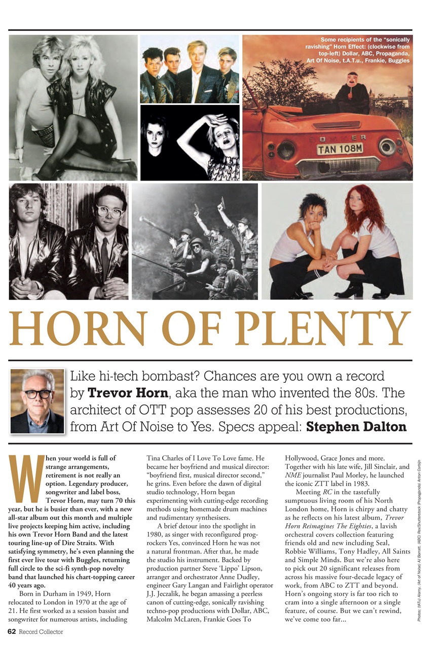 Record Collector Preview Pages