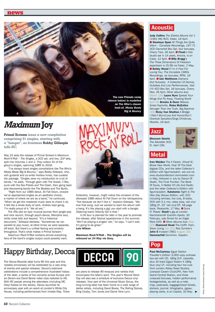 Record Collector Preview Pages