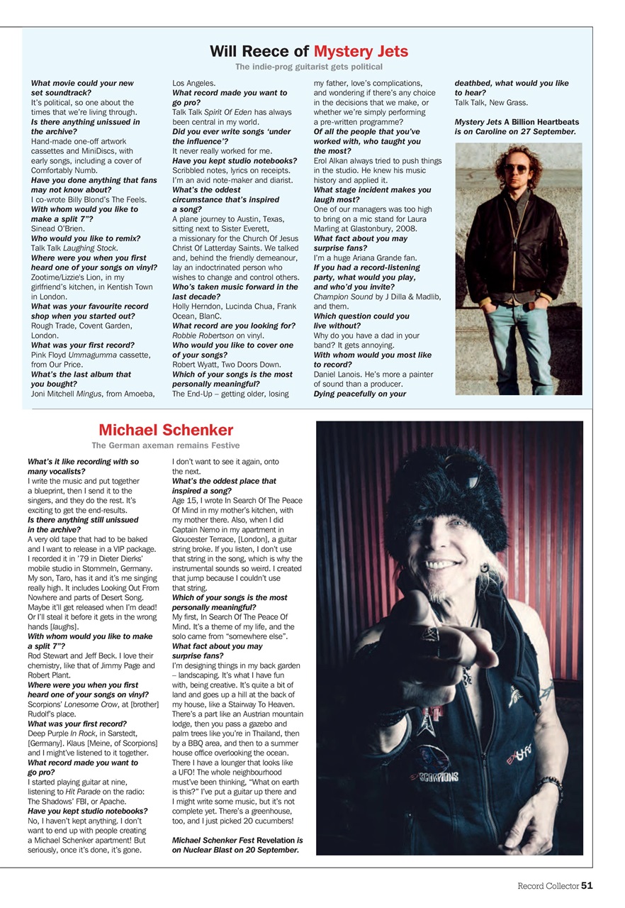 Record Collector Preview Pages