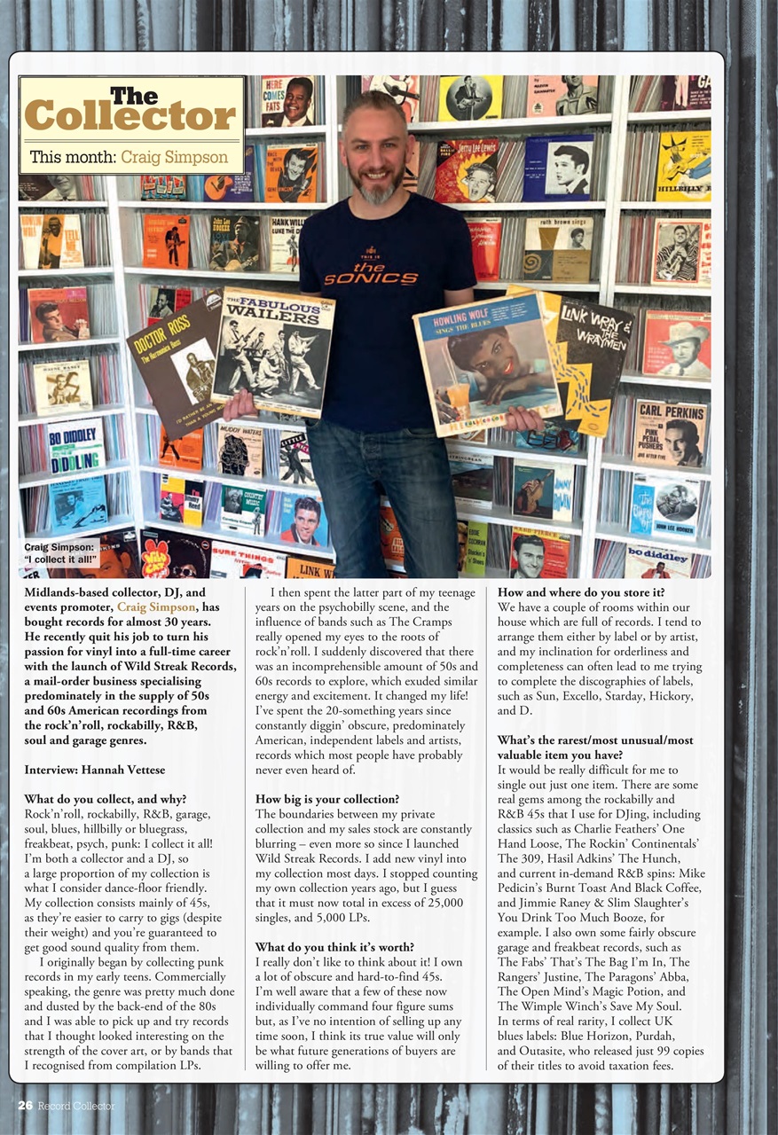 Record Collector Preview Pages