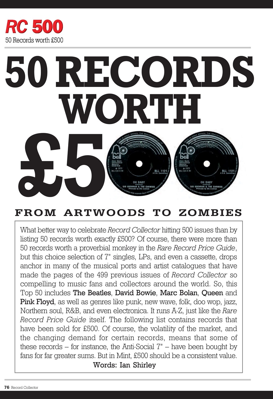 Record Collector Preview Pages