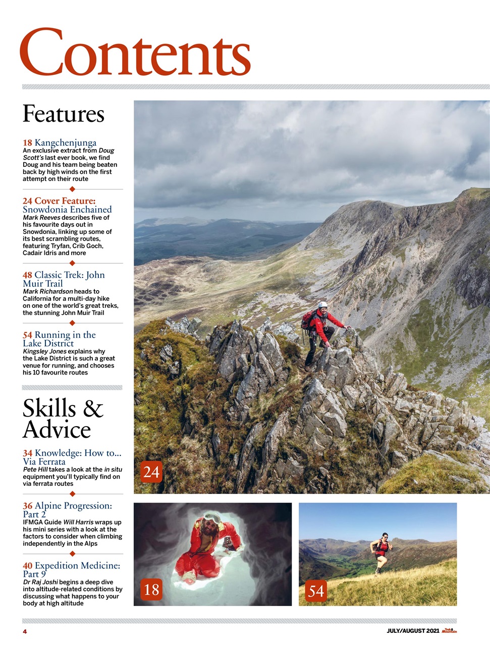 Trek & Mountain Magazine Preview Pages