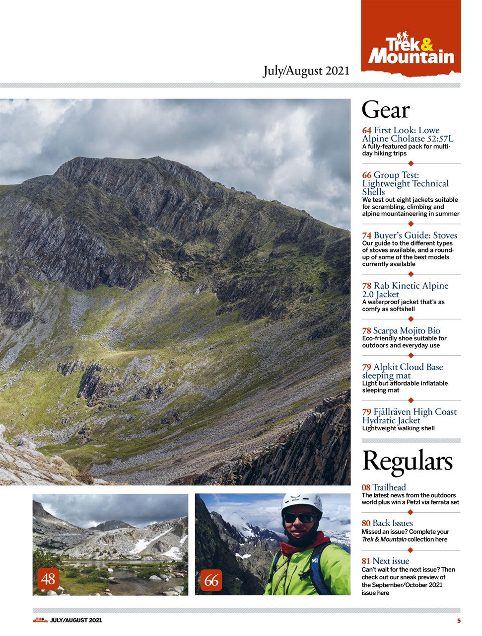 Trek & Mountain Magazine Preview Pages