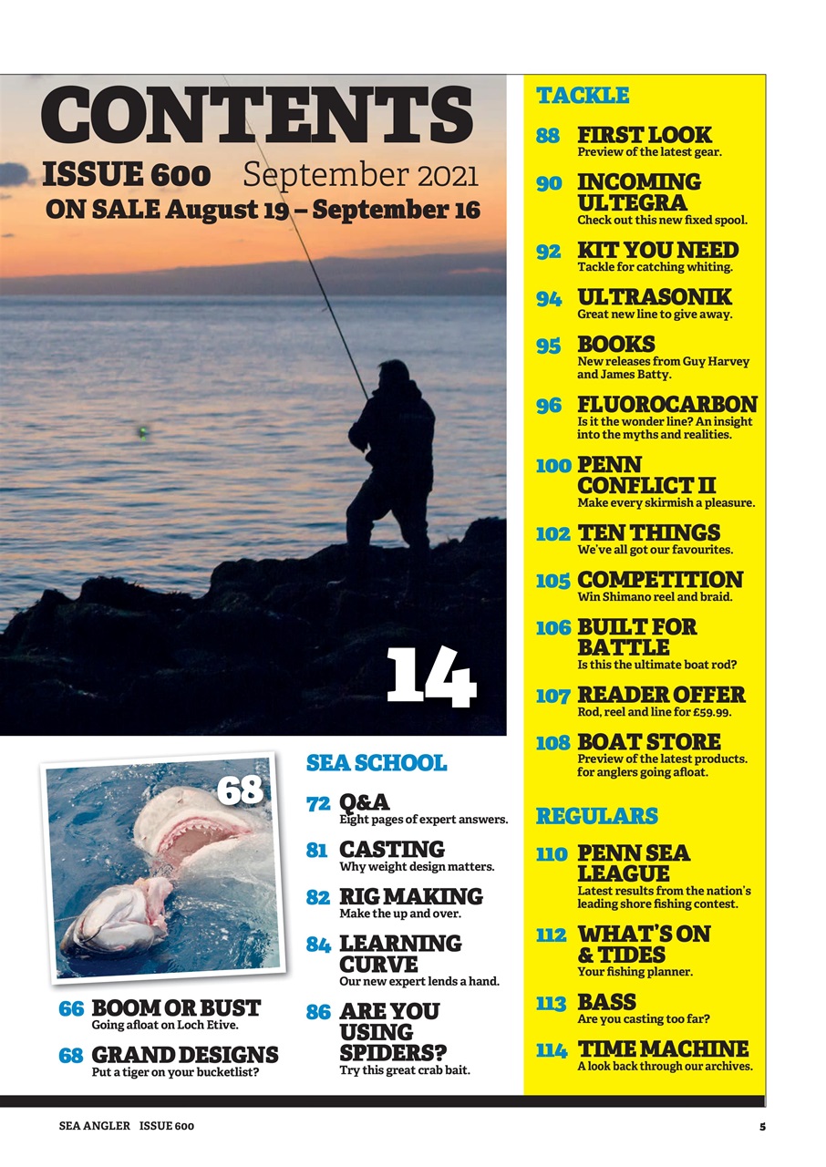 Sea Angler Preview Pages