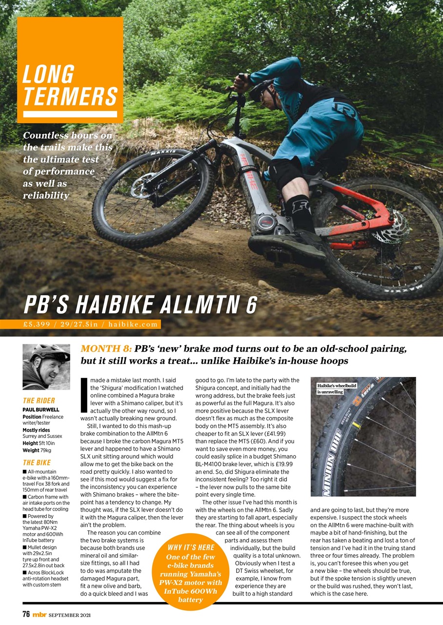 Mountain Bike Rider Preview Pages