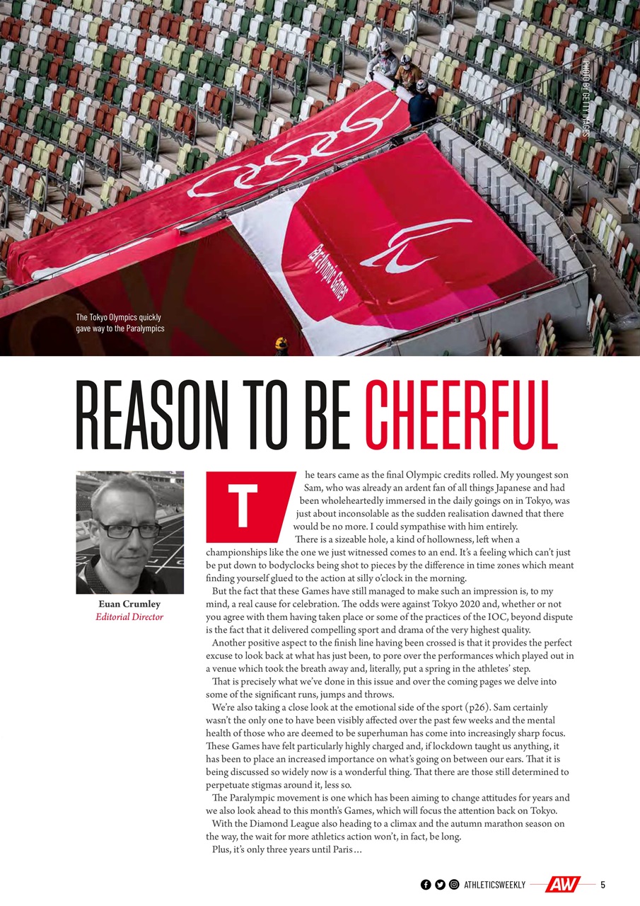 AW – Athletics Weekly Magazine Preview Pages