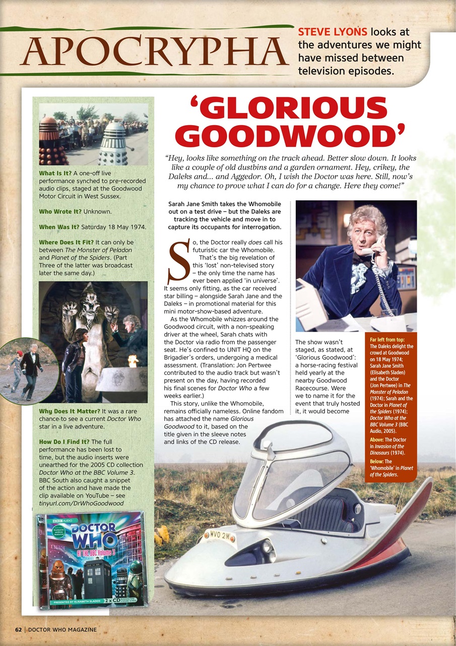 Doctor Who Magazine Preview Pages