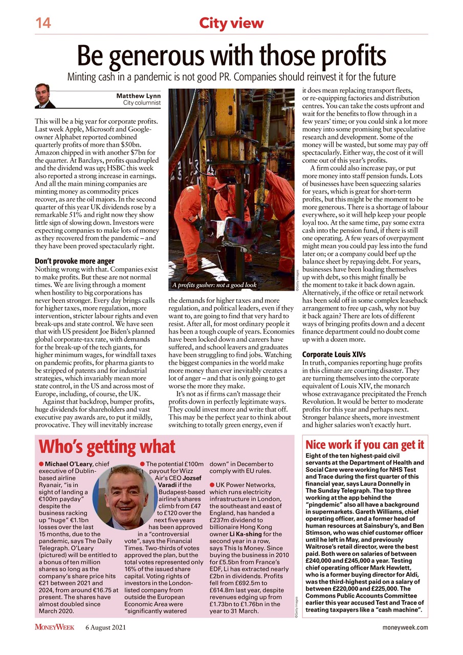 MoneyWeek Preview Pages