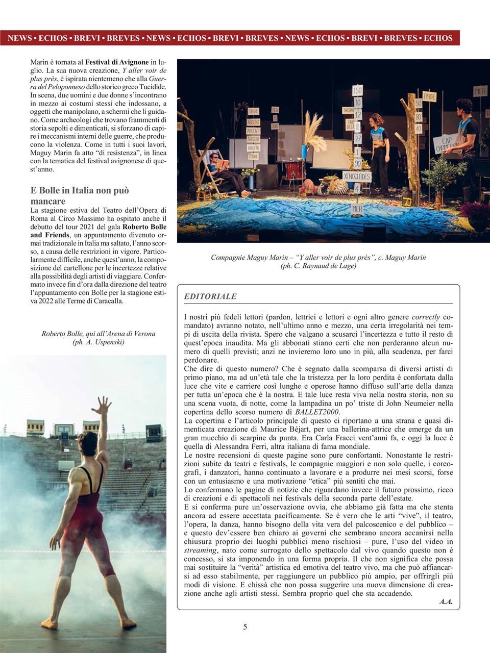 BALLET2000 Edizione Italia Preview Pages