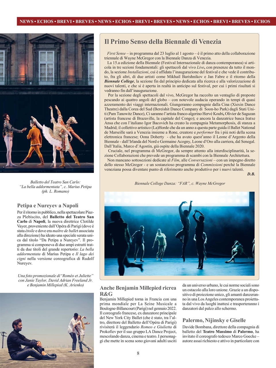 BALLET2000 Edizione Italia Preview Pages