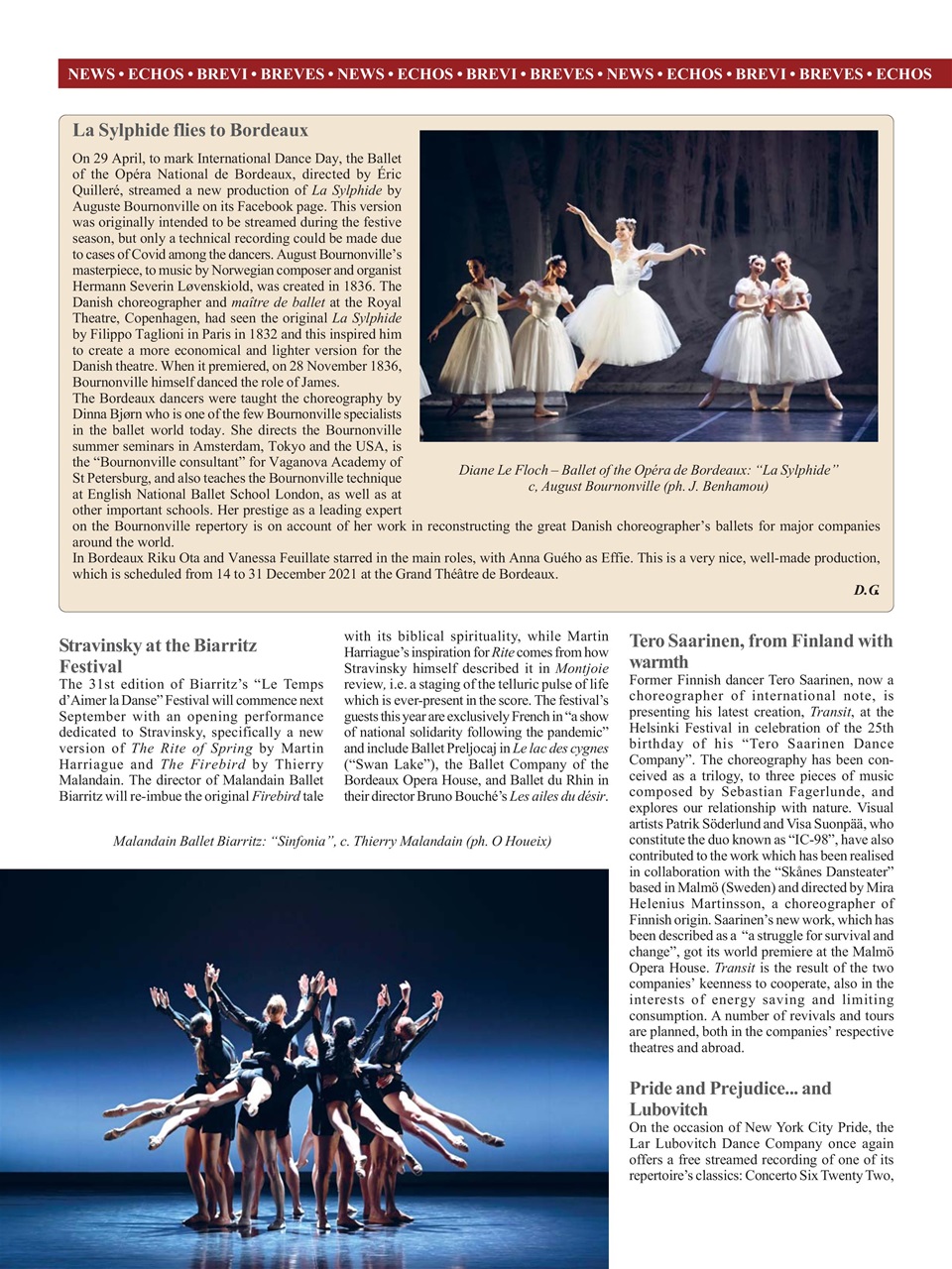 BALLET2000 English Edition Preview Pages