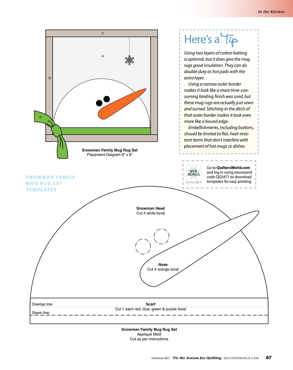 Quilter's World Preview Pages