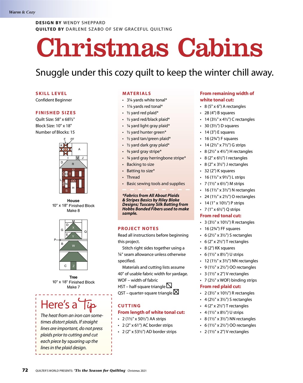 Quilter's World Preview Pages