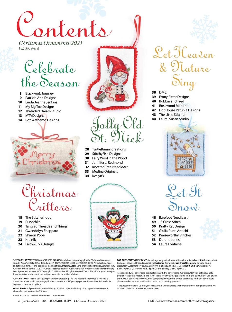 Just CrossStitch Preview Pages