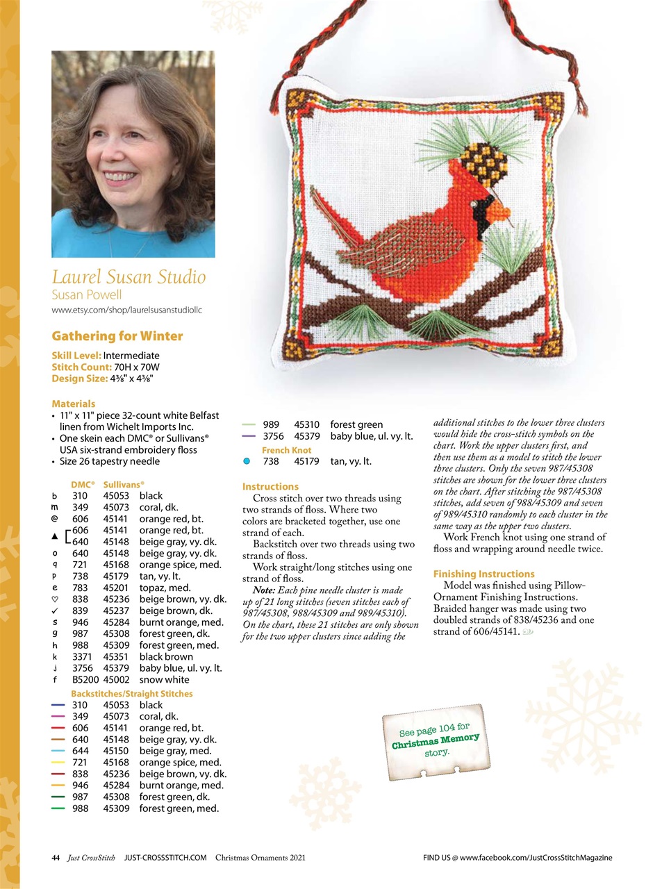 Just CrossStitch Preview Pages