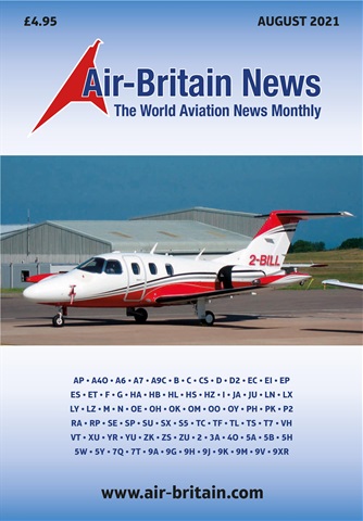 Air Britain News issue August 2021