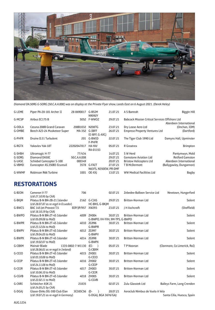 Air Britain News Preview Pages