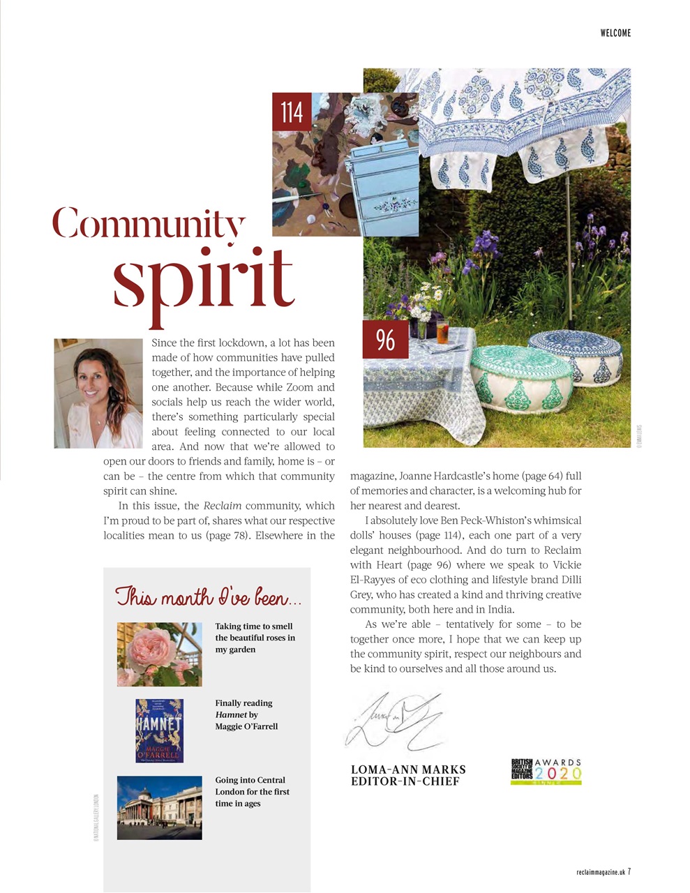 Reclaim Preview Pages