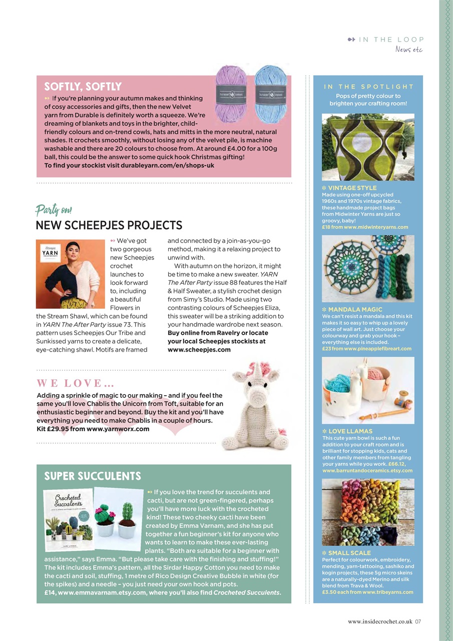 Inside Crochet Preview Pages