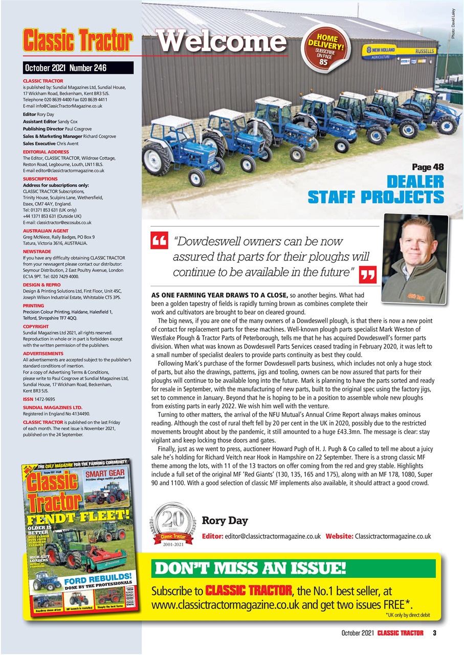 Classic Tractor Preview Pages