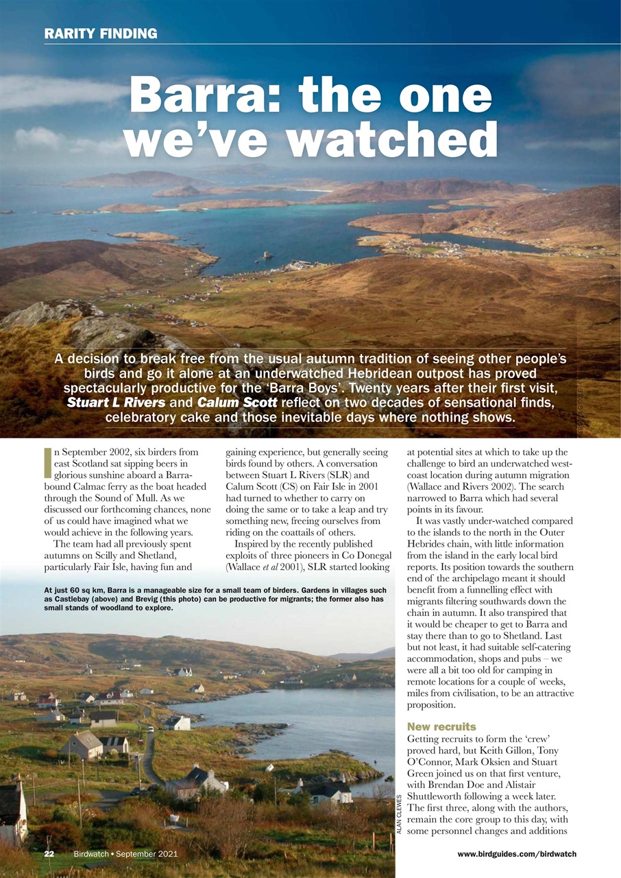 Birdwatch Magazine Preview Pages