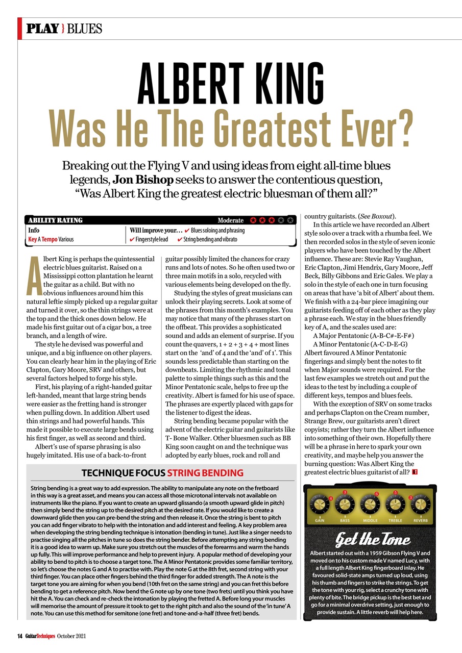 Guitar Techniques Preview Pages