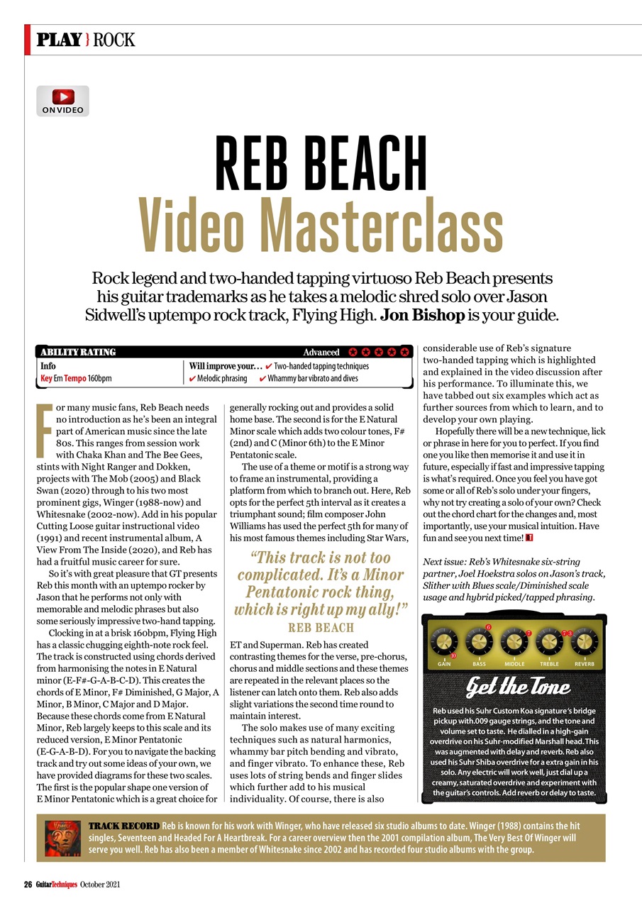 Guitar Techniques Preview Pages