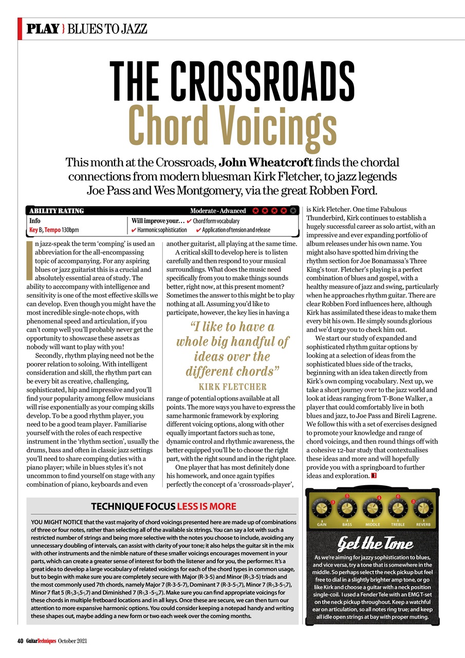 Guitar Techniques Preview Pages