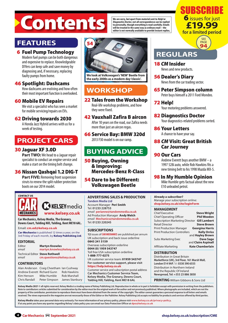 Car Mechanics Preview Pages