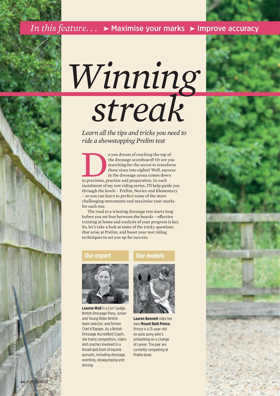Horse&Rider Magazine - UK equestrian magazine for Horse and Rider Preview Pages
