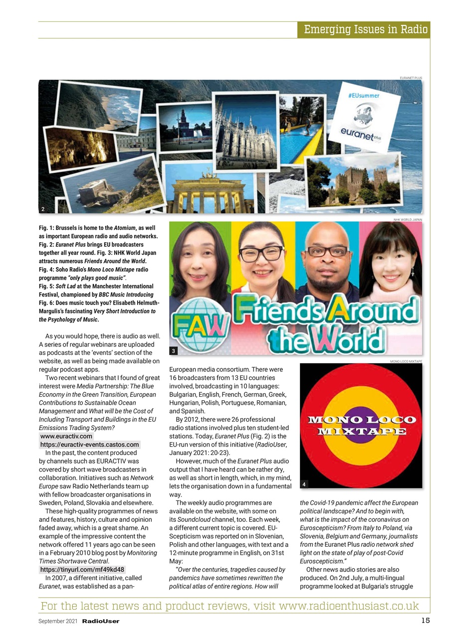 Radio User Preview Pages