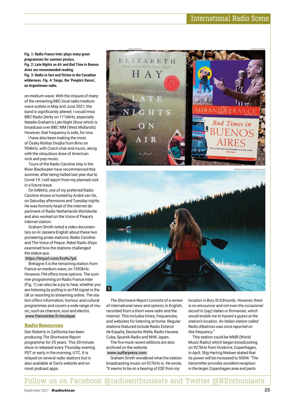 Radio User Preview Pages