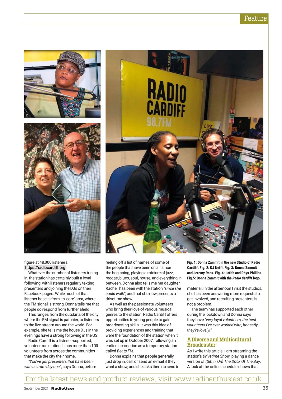 Radio User Preview Pages