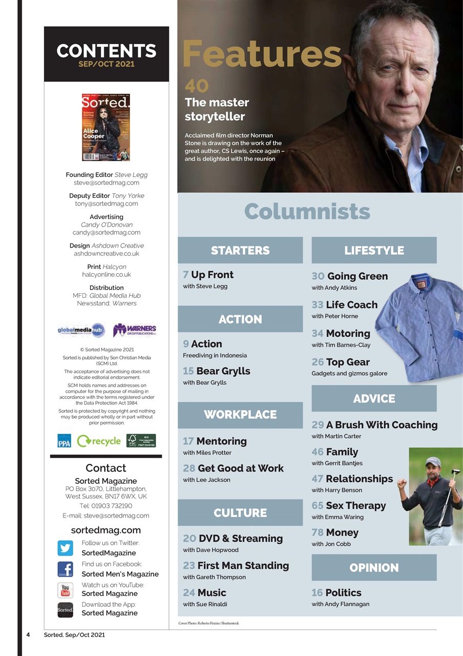 Sorted Magazine – The men's mag with morals Preview Pages