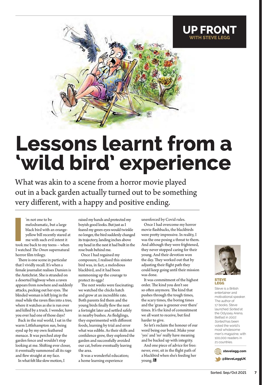 Sorted Magazine – The men's mag with morals Preview Pages