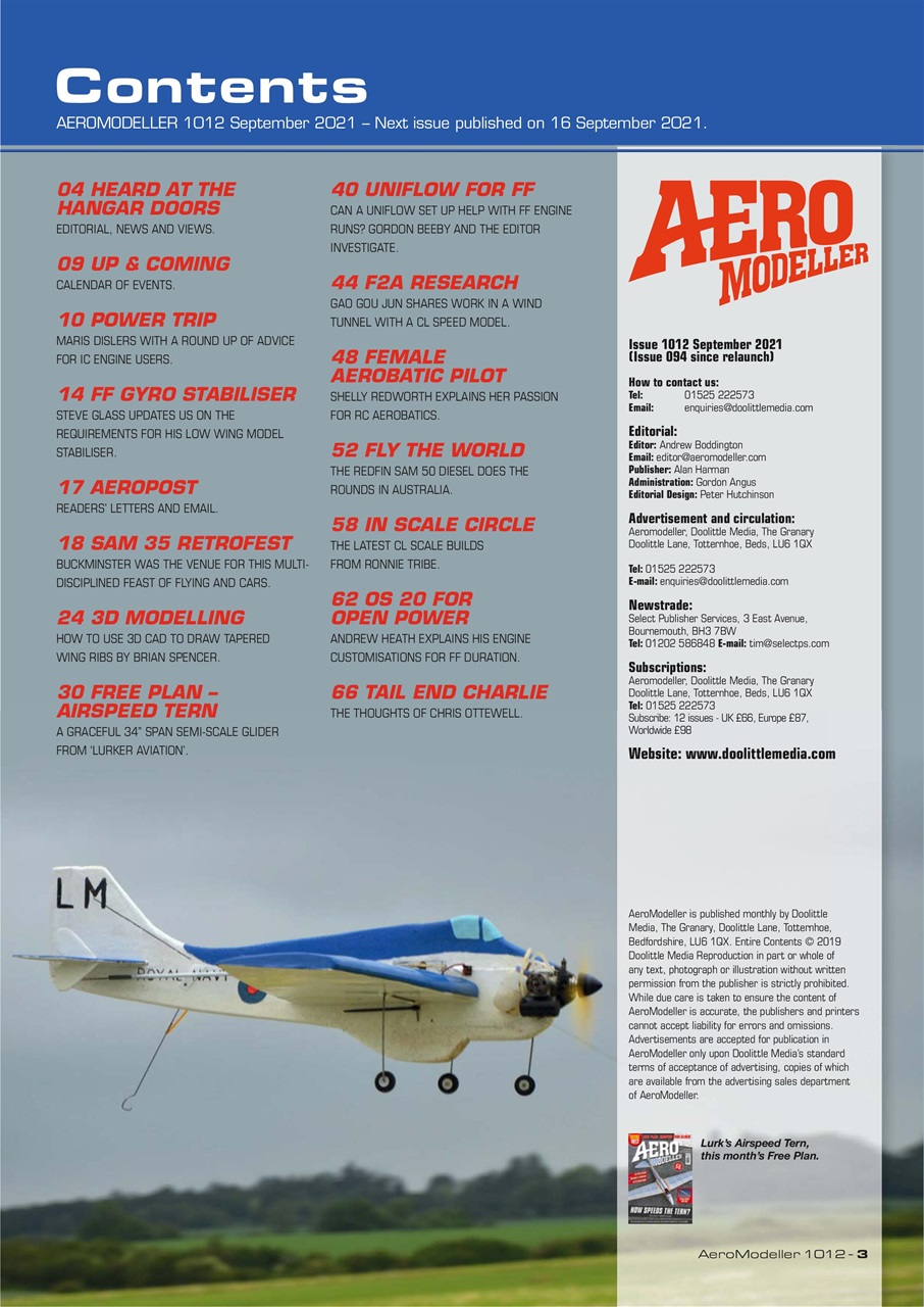 AeroModeller Preview Pages