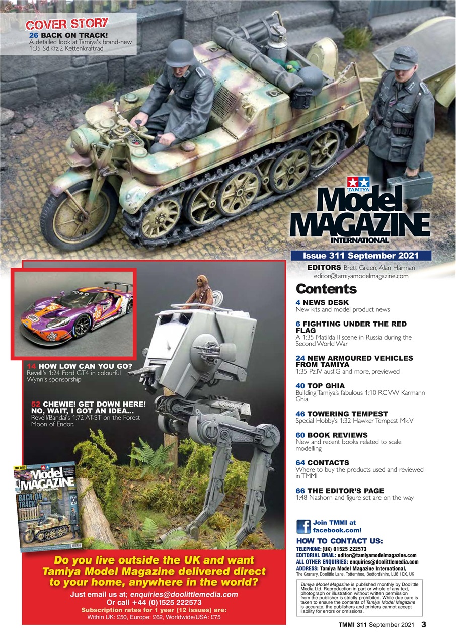 Tamiya Model Magazine Preview Pages
